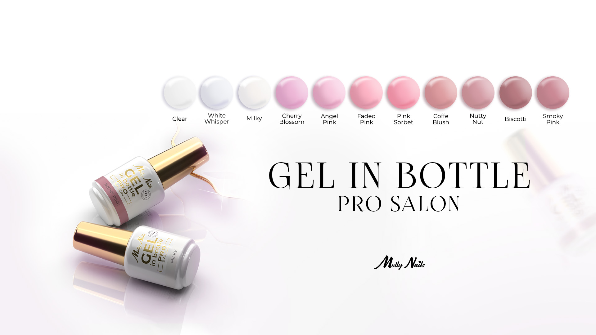 FB COVER MOLLY Gel in Bottle Molly Nails puste